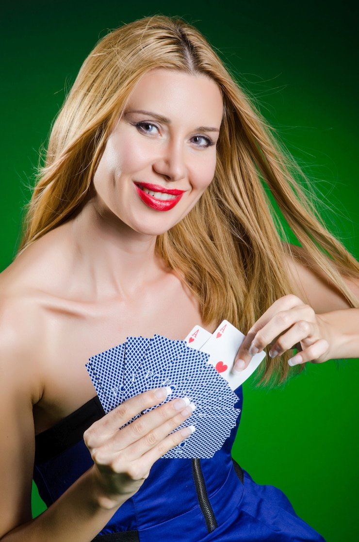 Tampilan dealer langsung Bandar Poker di studio bambu emas88